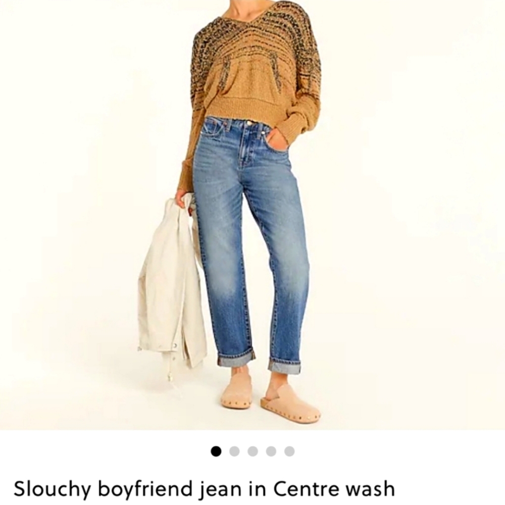 NWT J. Crew slouchy boyfriend jean